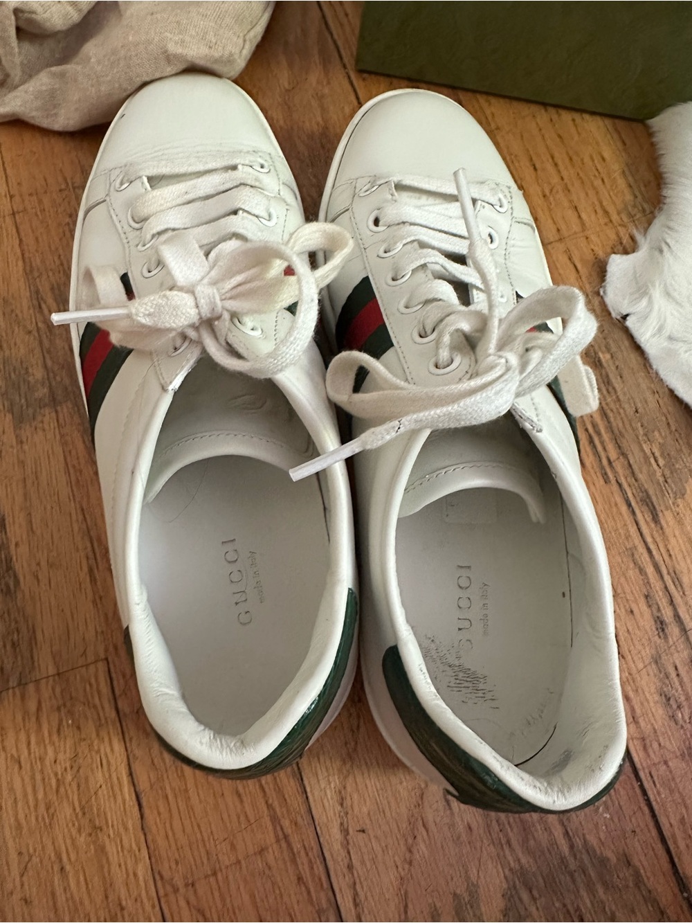 Gucci Ace leather sneakers - Picture 5 of 6